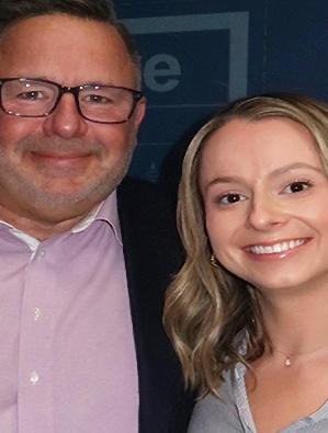 Trevor Garner and Anna Thomas at the Memory Ball Dancing Stars event.